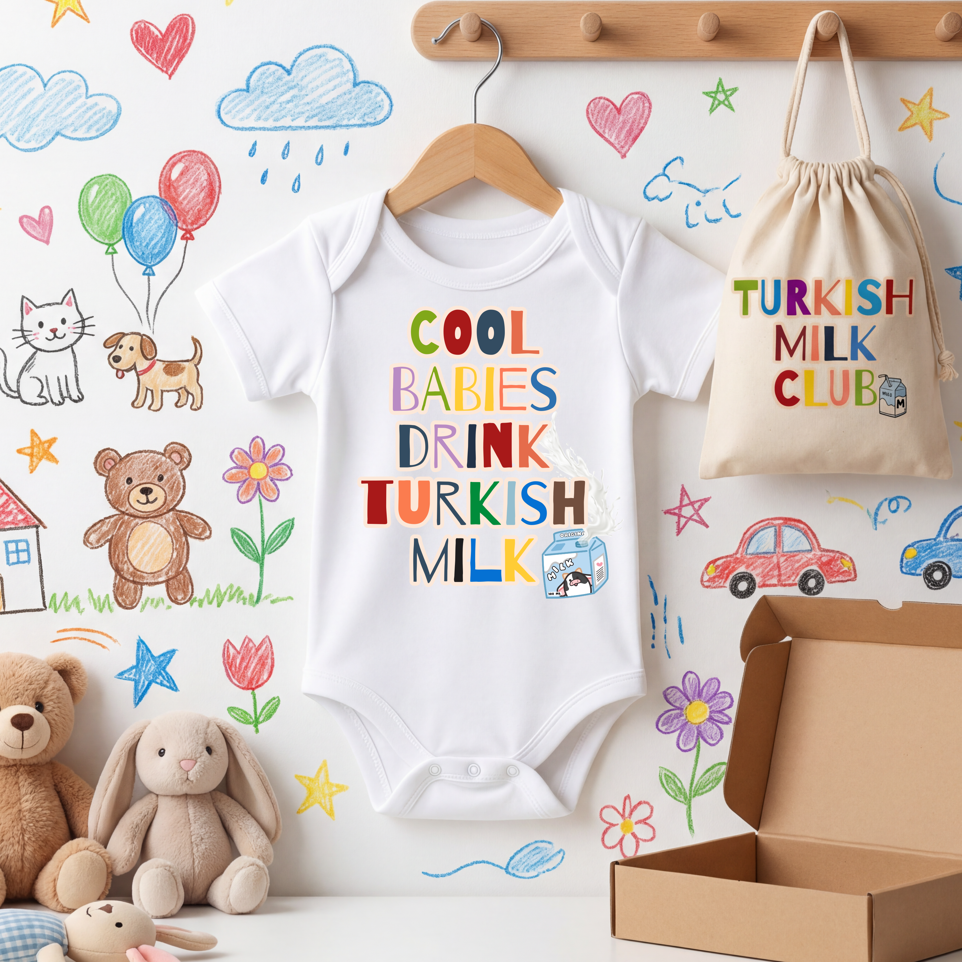 COOL BABIES DRINK TURKISH MILK